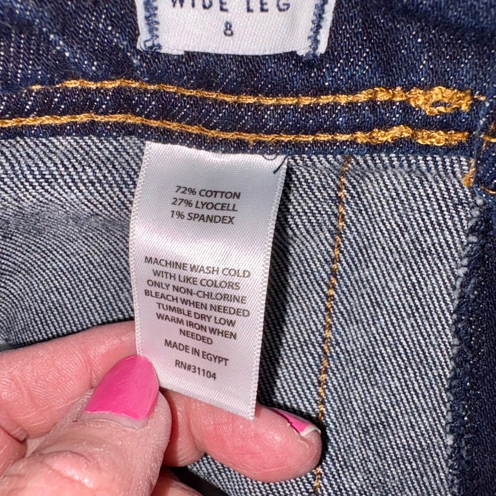 crown & ivy Dark Blue Flare Jeans - Picture 5 of 5